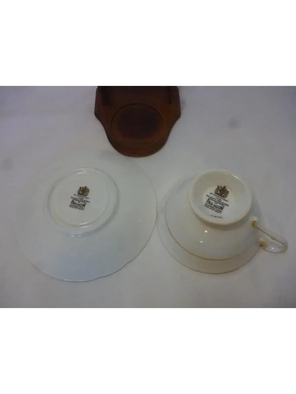 Vintage PARAGON Bone China Tea Cup & Saucer, Pink and Gold